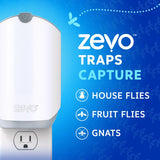 Zevo Refill Kit 4 in. W X 7 in. L Gray/White 2 ct, Pack of 6