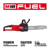 Milwaukee M18 FUEL 2727-20C 14 in. 40 cc 18 V Battery Chainsaw Tool Only
