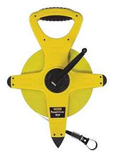 STANLEY 34-762 Measuring Tape, 300 ft L Blade, 1/2 in W Blade, Fiberglass Blade, ABS Case, Black/Yellow Case