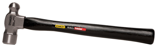 STANLEY 54-012 Hammer, 12 oz Head, Ball Pein Head, HCS Head, 13-1/4 in OAL