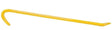 STANLEY 55-130 Ripping Bar, 30 in L, Beveled/Slotted Tip, 1-1/4 in Claw Blade Width 1, 1 in Claw Blade Width 2 Tip, HCS