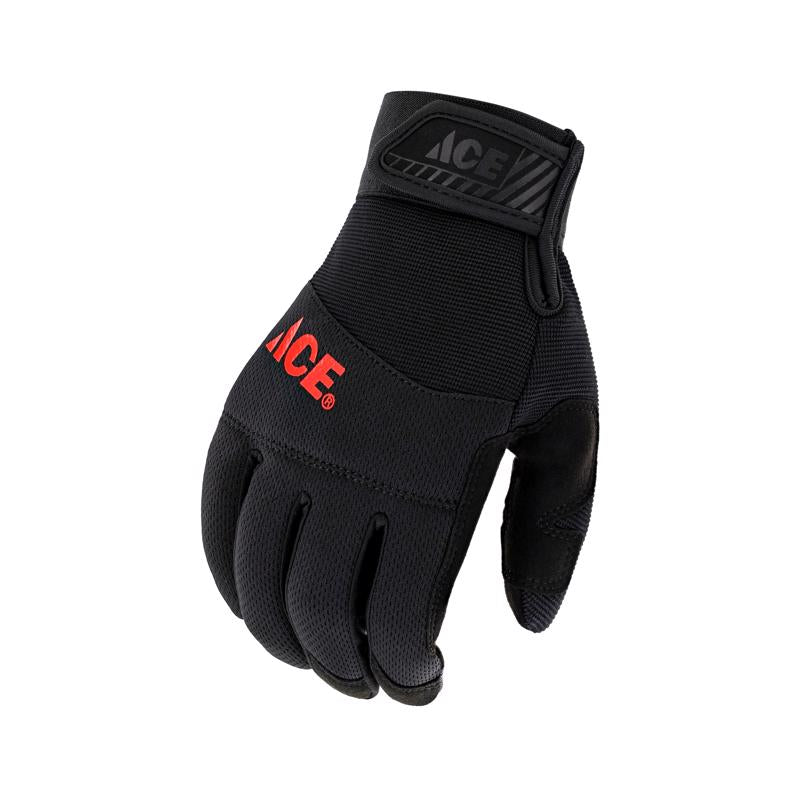 Ace L I-Mesh General Purpose Black Gloves