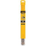 DEWALT DW5818 Drill Bit, 1 in Dia, 13-1/2 in OAL, Helix Flute, 4-Flute, 45/64 in Dia Shank, SDS Max Shank