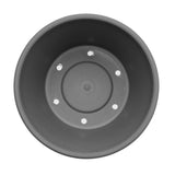 Bloem Terra 20.25 in. H X 23.75 in. W X 16 in. D Plastic Traditional Planter Charcoal