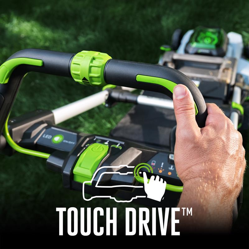 EGO Power+Touch Drive LM2125SP 21 in. 56 V Battery Self-Propelled Lawn Mower Kit (Battery & Charger)