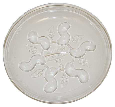 Gardener's Blue Ribbon Saucer Plus SP10 Plant Saucer, 10 in Dia, Plastic, Clear, Pack of 24