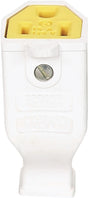 Eaton Wiring Devices SA993W Electrical Connector, 2 -Pole, 15 A, 125 V, NEMA: NEMA 5-15, White