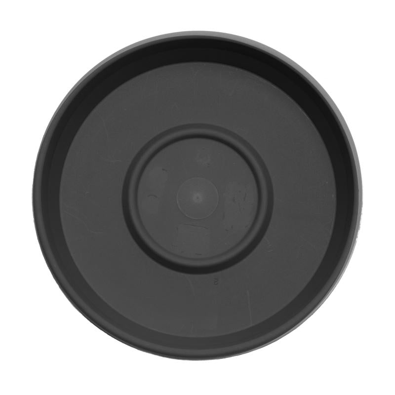 Bloem Terra 3.5 in. H X 20 in. W X 17.5 in. D Plastic Traditional Plant Saucer Black