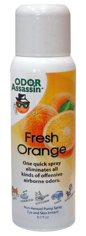 Odor Assasin 17061 Odor Eliminator, 8 oz Can, Fresh Orange, Pack of 3
