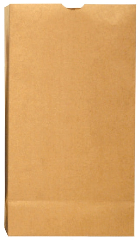 Duro Bag Dubl Life 18402 SOS Bag, #2, 4-5/16 in L, 2-7/16 in W, 7-7/8 in H, Kraft Paper, Brown