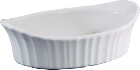 Corningware 1106004 Appetizer Dish, 18 oz Capacity, Stoneware, French White, Dishwasher Safe: Yes