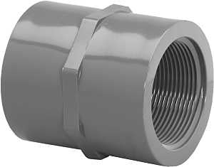 Lasco 830010BC Pipe Coupling, 1 in, FIP, PVC, SCH 80 Schedule