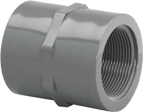 Lasco 830010BC Pipe Coupling, 1 in, FIP, PVC, SCH 80 Schedule