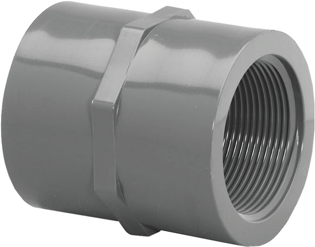 Lasco 830010BC Pipe Coupling, 1 in, FIP, PVC, SCH 80 Schedule