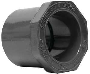 Lasco 837251BC Reducing Bushing, 2 x 1-1/2 in, Spigot x Slip, PVC, SCH 80 Schedule