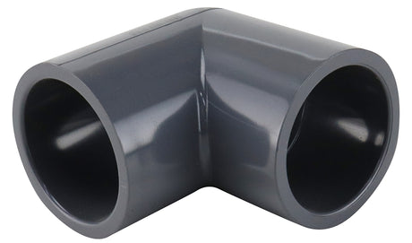 Lasco 806012BC Pipe Elbow, 1-1/4 in, Slip, 90 deg Angle, PVC, SCH 80 Schedule