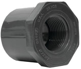Lasco 838167BC Reducing Bushing, 1-1/4 x 3/4 in, Spigot x Female, PVC, SCH 80 Schedule