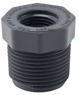 Lasco 839130BC Reducing Bushing, 1 x 1/2 in, MIP x Female, PVC, SCH 80 Schedule