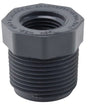 Lasco 839130BC Reducing Bushing, 1 x 1/2 in, MIP x Female, PVC, SCH 80 Schedule