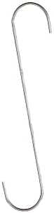 Glamos Wire 742012A Extension Hook, 12 in L, 13 in H, Galvanized Steel, Pack of 25