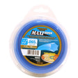 Arnold Maxi Edge Series WLM-H65 Trimmer Line, 0.065 in Dia, 220 ft L, Polymer, Blue