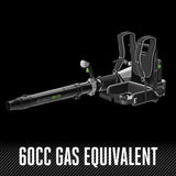 EGO LBPX8000 190 mph 800 CFM 56 V Battery Backpack Blower Tool Only
