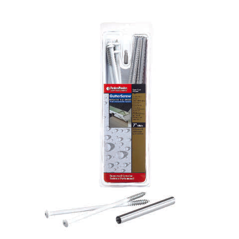 FastenMaster No. 7 X 7 in. L Square Round Head Coarse Gutter Screws