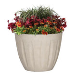 L&G 13 in. H X 16 in. W X 16 in. D X 16 in. D Polyresin Spritzer Planter Sand