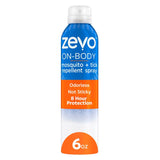 Zevo On-Body Aerosol Spray Insect Repellent Liquid For Mosquitoes/Ticks 6 oz, Pack of 6