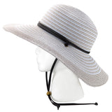 Sloggers Braided Wide Brim Hat Gray M