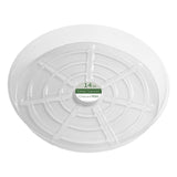 Crescent Garden 4.7 in. H X 14 in. D Plastic Plant Saucer Clear, Pack of 25