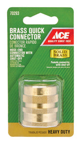 Ace Brass Threaded Female Quick Connector Coupling