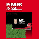 Milwaukee M12 FUEL 2533-20 8 in. 12 V Battery Hedge Trimmer Tool Only