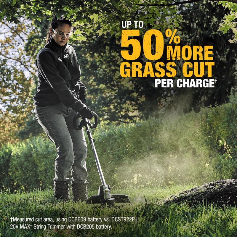 DeWalt 60V MAX DCKO266X1 17 in. 60 V Battery Blower/Trimmer Kit (Battery & Charger)