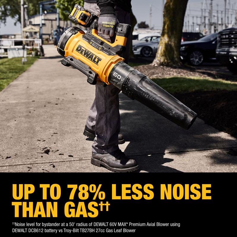 DeWalt 60V MAX DCBL777Y1 157 mph 760 CFM 60 V Battery Handheld Blower Kit (Battery & Charger)