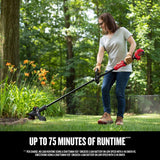 Craftsman V20 BRUSHLESS RP CMCK497P1 13 in. 20 V Battery Blower/Trimmer Kit (Battery & Charger)
