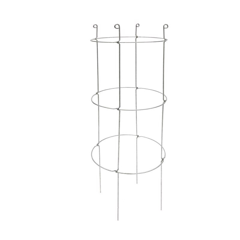 Glamos Wire 714009 Heavy-Duty Collapsible Tomato Cage, 42 in L, Galvanized Steel, Pack of 25