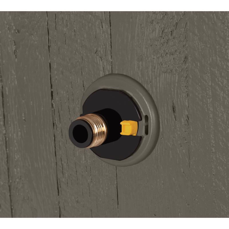 Suncast Slide Trak 175 ft. Brown Retractable Free Standing Hideaway Hose Reel