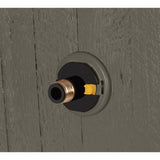 Suncast Slide Trak 175 ft. Brown Retractable Free Standing Hideaway Hose Reel