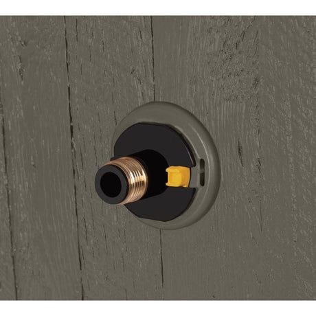 Suncast Slide Trak 175 ft. Brown Retractable Free Standing Hideaway Hose Reel