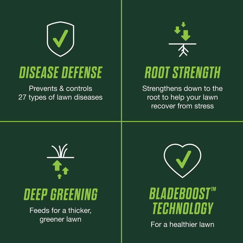 Scotts Turf Builder Moss and Fungus Control Lawn Food For Multiple Grass Types 8000 sq ft