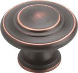 Amerock TEN1586ORB Cabinet Knob, 1 in Projection, 1-5/16 in, Zinc
