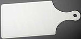 Chef Craft 20965 Cutting Board, 12 in L, 5 in W, Plastic, White