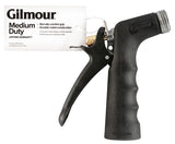 Gilmour 805932-1002 Watering Nozzle, GHT, 2.5 to 5 gpm, Aluminum/Stainless Steel, Black
