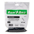 Rain Bird 1/4 in. Barbed Drip Irrigation Coupler 1 pk