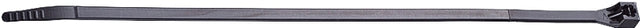 Gardner Bender 47-115UVB Cable Tie, 4 in Max Bundle Dia, Nylon, Black, 15 in L, 4/BAG