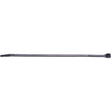 Gardner Bender 47-115UVB Cable Tie, 4 in Max Bundle Dia, Nylon, Black, 15 in L, 4/BAG