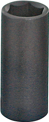 Vulcan MT6580212 Deep Impact Socket, 14 mm Socket, 1/2 in Drive, Deep Drive, 6-Point, Chrome Molybdenum Steel