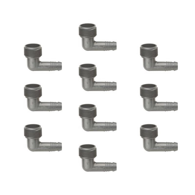Rain Bird 3/4 in. Male Drip Irrigation Elbow 10 pk