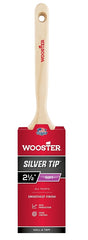 Wooster 5220-2-1/2 Paint Brush, 2-1/2 in W, 2-15/16 in L Bristle, Polyester Bristle, Flat Sash Handle